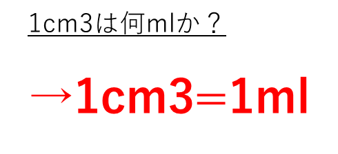 1cm3は何ml 1mlは何cm3 ミリリットルと立方センチメートルの変換方法 おでかけラボ